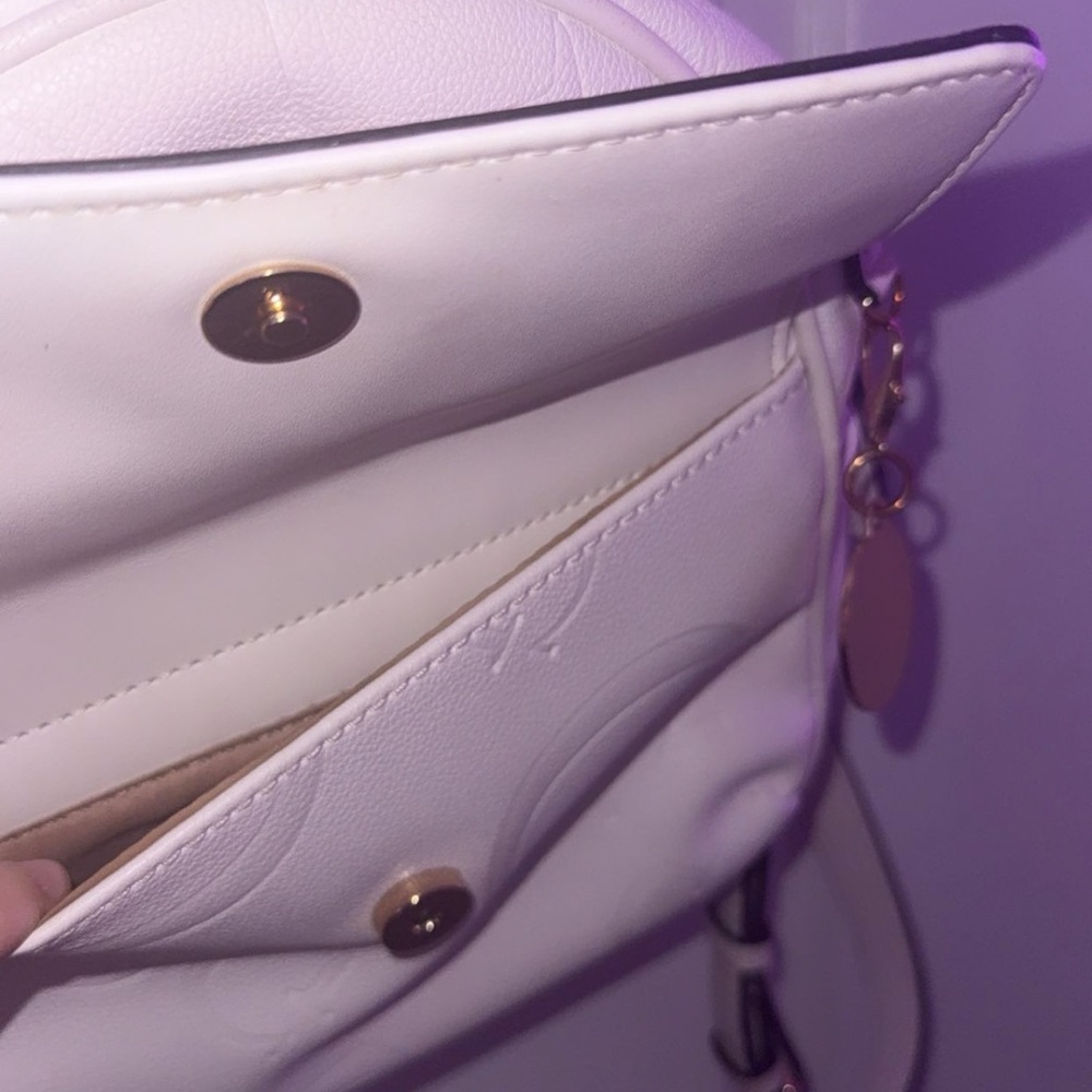 GUESS Cream Mini Backpack - Picture 6 of 7